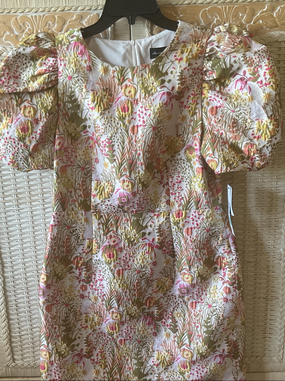 Clover and Stone & Clover  floral Jacquard Floral Dress